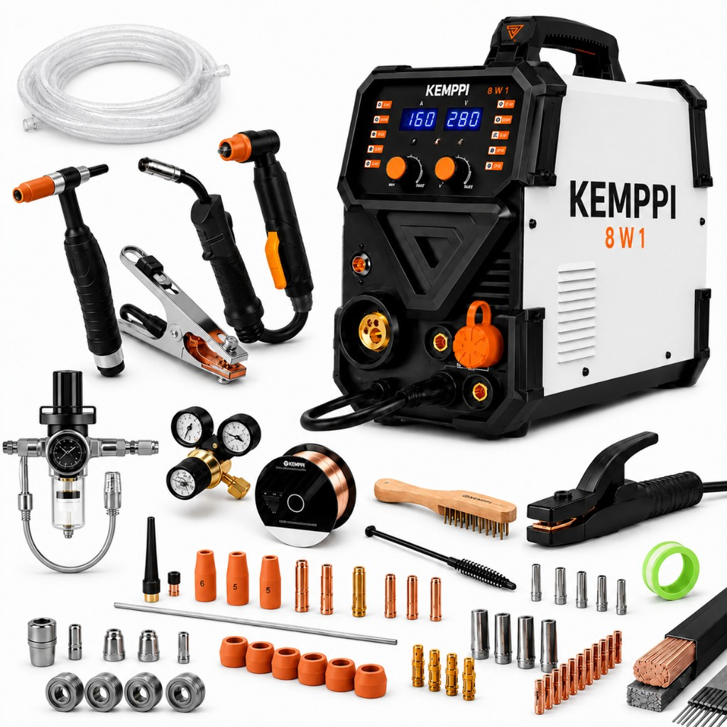Kit completo Kemppi saldatrice portatile