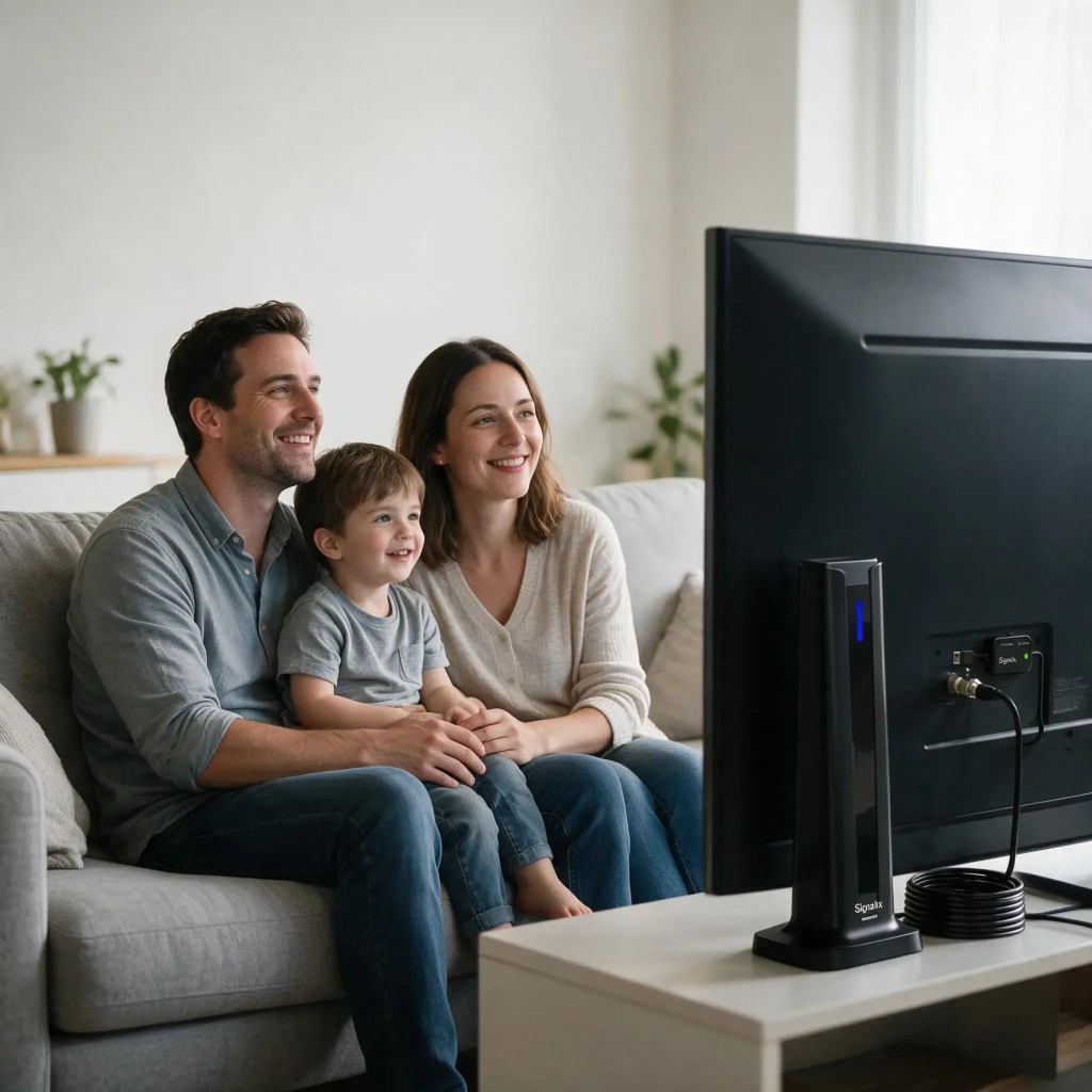 Signalix™ collegato alla TV — pronto in 60 secondi